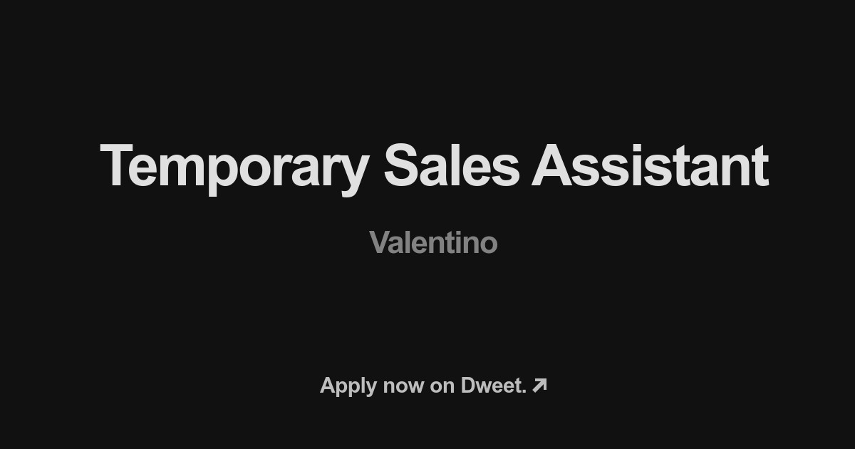 Valentino sales discount associate salary